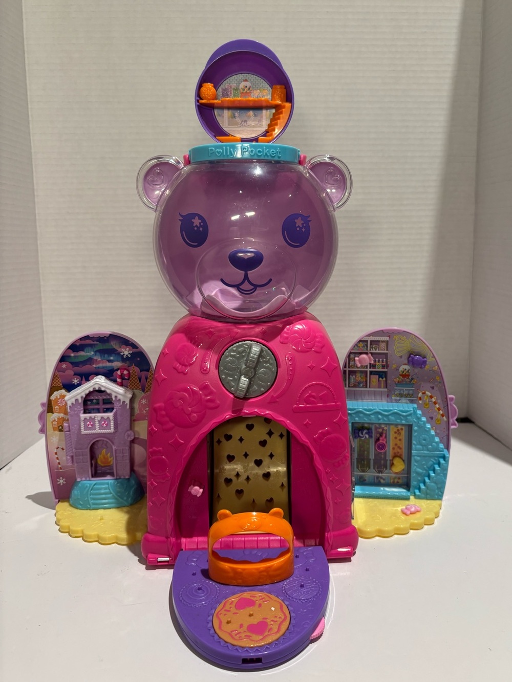 Mattel POLLY POCKET Gumball Bear Doll Play Set Toy